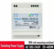 Switching Power Supply 5V-48V 30W-480W Control Device Circuit Board DIN Rail