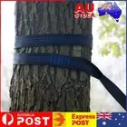 2pcs Hammock Strap Outdoor Camping Tree Hanging Load Bearing Rope (Blue) AU