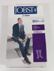 Jobst for Men Khaki Medical Compression Socks 30-40 mmHg Sm knee High