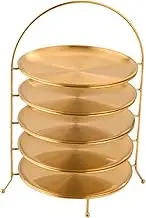 STARTIST Cake Stand Tiered Cupcake Stand Multipurpose Buffet Tiered Serving Tray, Dessert Plate for Festival Party, 5 Layer 20cm