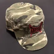 Rare Tapout Hat Cap Army Style Camouflage Embroidered NWT Y2K UFC MMA Size L/XL