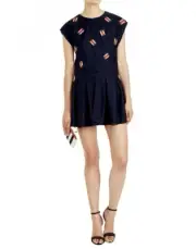Sass Bide THE BLACK LIST Navy Playsuit Jumpsuit Size 10 / 40 BRAND NEW with tags