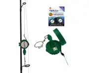 2pc Hookeze Fishing Knot Tying Tool/Quick Hook/Rigs/Rod Line Large Green