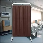 Room Divider Screen,Clinic Privacy Partition,Standing Door Partition with Casters,Rolling Divider for Beauty Salon Hall Office(Color 2,5-Panel)