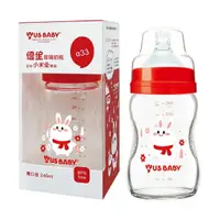 在飛比找樂天市場購物網優惠-優生 小米兔玻璃奶瓶 寬口 240ml (單入)【杏一】