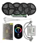 10-20M 5050 RGB LED Strip lights DC12V+RF Touch controller+power supply full set