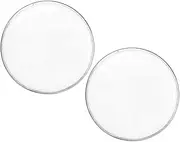 SHOWERORO Drum Head 2 Pack Suitable for Drum Pads Practice Polyester Material Easy to Maintain