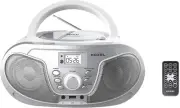 Portable Boombox CD Player with Bluetooth Remote Control FM Radio USB MP3 Playba