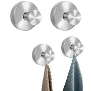 2Pcs Strong Vacuum Suction Cup Hook Shower Towel Holder Hooks