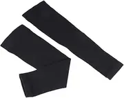 HOUDERCO 1 Pair Calf Compression Sleeve Waist Trainer Calf Sleeve Men Calves Leg Warmers Sport Brace Track Runners Leg Guard Elastic Leg Sleeve Runners Leg Sleeve Black