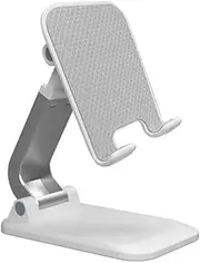 AIMALL Universal Adjustable & Foldable Tablet Stand - Durable Aluminum Alloy Desktop Holder for iPad, iPhone, Mobile Phones, with Anti-Slip Silicone, Portable Design, Ideal for Travel