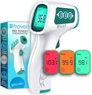 Touchless Infrared Forehead Thermometer for Adults and Infants, 3 in 1