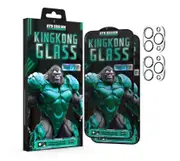 2PCS Atouchbo Matte Anti Glare Tempered Glass Screen Protector for iPhone 14/13/13 Pro [6.1 inch] & 2PCS Camera Lens Protector Premium HD - 2PCS Each
