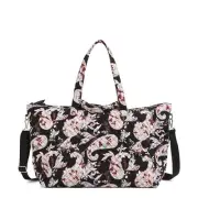 Vera Bradley Cotton Overnight Tote Travel Bag Botanical Paisley
