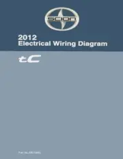 2012 SCION tC Wiring Diagrams Schematics Layout Factory OEM