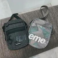 在飛比找蝦皮商城優惠-SUPREME SHOULDER BAG 經典LOGO 網格