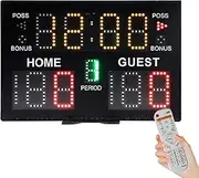 Indoor Digital Scoreboard Tabletop Score Board for Basket Volley Tennis Boxing Game