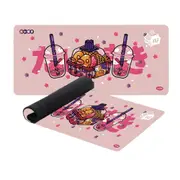ANYMOB Mouse Pad Pink 1000X500X3MM Milk Tea Game Pad Rubber Soft Keyboard Desk Mat