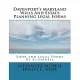 Davenport’s Maryland Wills and Estate Planning Legal Forms