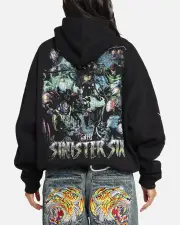 [GOAT CREW] Goat Crew Marvel Sinister Six Premium Hoodie Black - Size L L Black