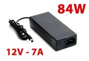 NEW AC DC Adapter 84W 12V 7A for Mini ITX Computers, LCD/LED Monitors, laptops