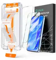 [2 Pack] ZUSLAB iPhone 14 Pro Screen Protector Tempered Glass Film Bubble Free Anti Scratch 9H Hardness Full Coverage with Easy Installation Kit