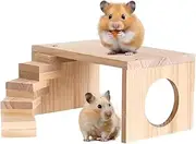 Hamster Cage Platforms | Hamster Ladder for Cage - Chewing-Safe Small Animals Exercise Toy for Dwarf Guinea Pigs Gerbils Chinchillas