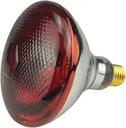 2 Pack Heat Lamp Infrared Bulbs PAR38 250 Watts Glass Lamp Bulb for Food Service, Brooder Bulb, Chicks, Pet, Bathroom, Light Therapy Use E26 Base, Flood Light Heat Lamp Bulb (Red)