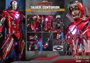 HOT TOYS 12" AVENGERS IRON MAN 3 TONY STARK SILVER CENTURION ARMOR SUIT UP 1/6