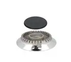 GENUINE SMEG STOVE GAS COOKTOP LARGE BURNER HEAD WITH CAP SRV596GH5-AR, SRV596GH