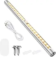 D C5V 2W 22LEDs Cabinet Lamp Sensitive Touching Control Adopted PIR Motion Inductor Sensor/Constant Bright 2 Lighting Working Modes/USB Chargings Port/Built-in 600mAh High Capacity Rechargeabe