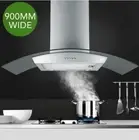 Range Hood Rangehood Wall Mount Stainless Steel 900MM 90CM Kitchen Canopy