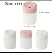 Portable Humidifier 300ml, Desktop Humidifier, Aroma Diffuser, 2 Mist Modes