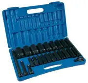 24-Piece 1/2 in. Drive Deep Socket Set 1324D GREY PNEUMATIC 1324D 838780000329
