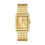 Fossil Carraway Three-Hand Gold-Tone Stainless Steel Watch FS6009 4064092235227