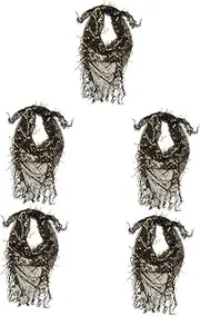 [TENDYCOCO] 5pcs Sequin Triangle Scarf Belts for Women Scarfs Belts Skirt Ladies Scarves Chiffon Scarf for Women Belt Hip Scarf Scarfs for Women Waist Chain Costume Cloth