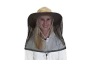 Uveto Micro Mesh Net 'N Shade Hat Attachment for Sun Protection - Beige