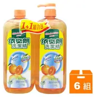 在飛比找樂天市場購物網優惠-依必朗 洗潔精-柑橘 (1＋1組合包) 1000g (6組)