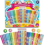 Abeec Chupa Chups Scented Stationery Set | Scented Pens, Gel Pens, Pencils & More | Back To School Set | School Supplies For Girls