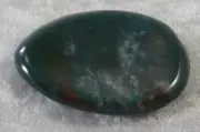 Bloodstone Carved Worry Stone