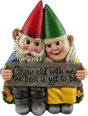 Garden Gnome Statue,Couple Gnome Statues,Garden Statues Gardener Couple Gnome