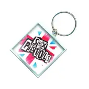Sex Pistols Keyring Union Jack Band Logo Keychain
