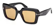 Tom Ford FT1157 ESME 01E Men's Sunglasses Black Size 50