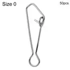 Steel High Quality Fast Clip Lock Barrel Swivel Connector Fishing Hanging Snap
