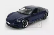 1:24 Burago Porsche Taycan 2019 Gentian Blue BU21098BL Model