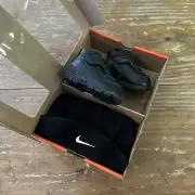 NIKE ACG First Goadome Gift Pack (CB) Size 1c 313939-002 Baby Shoes & Beanie Set