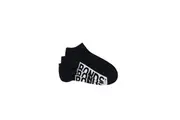 6 x Bonds Mens Logo Comfy Cushioned Low Cut Black Socks