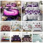 Floral Super Soft Quilt Duvet Doona Queen/King Size Comforter Set Bedding Set AU