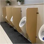 Urinal Divider Screen,Toilet Partition,Adult Urinal Baffles,Mall Wall Mounted Toilet Partitions,Wooden Wall Partitions,Toilet Protection Partitions(3pcs)