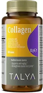 Vital Proteins Collagen Supplement for Skin Hair Nail Joint - Hydrolyzed Collagen - 60 Tablets Talya Herbal Collagen